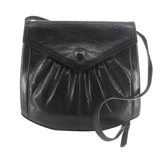 Black Cassandra Shoulder Bag