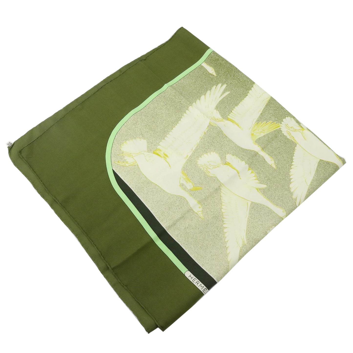 Green Silk Scarf