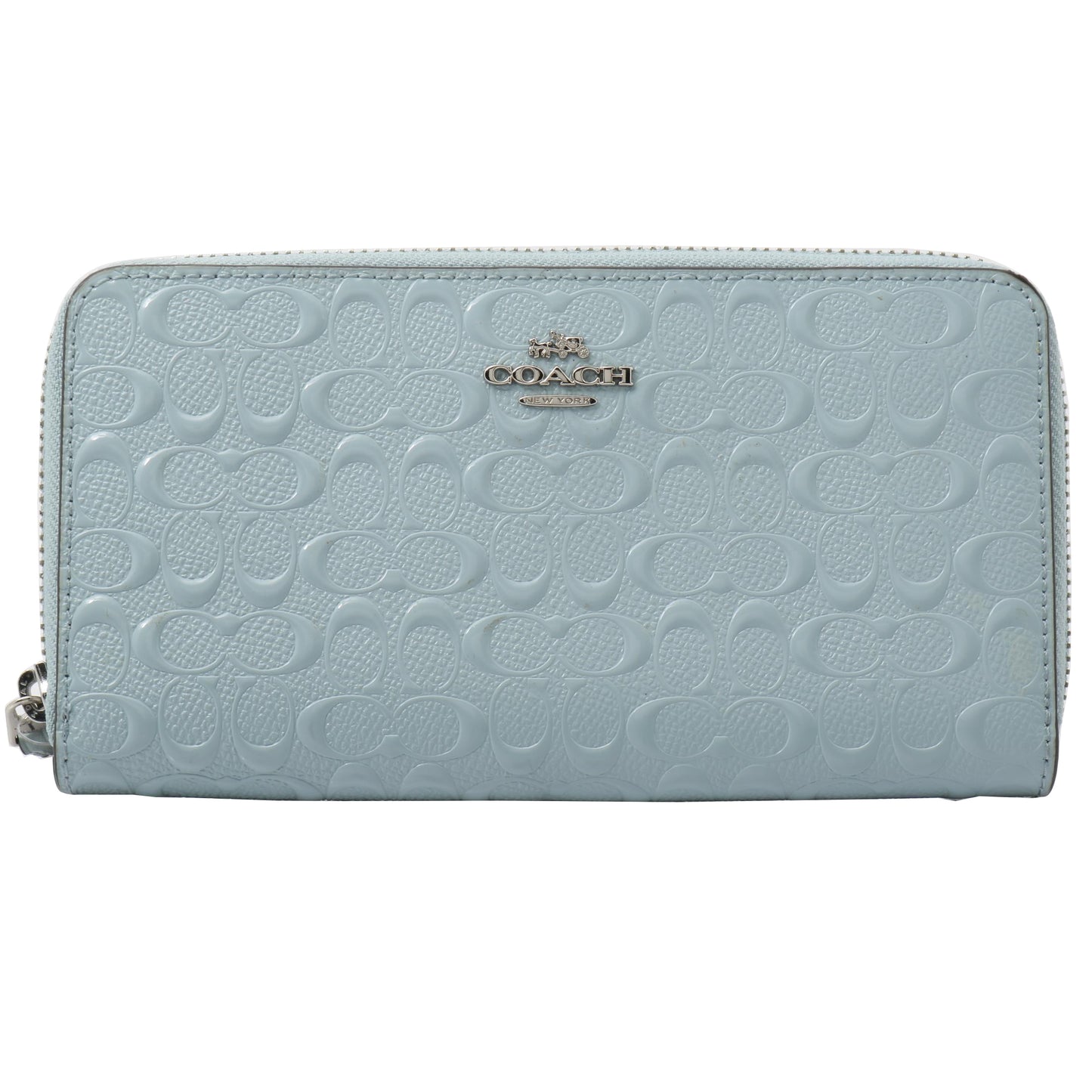 Blue Signature Zippy Wallet