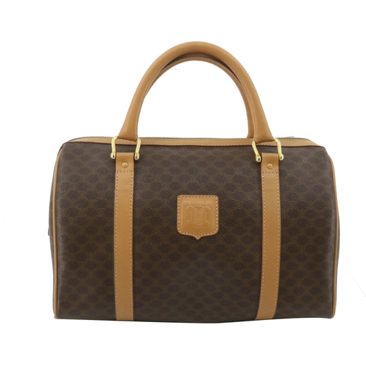 Brown Macadam Boston Bag