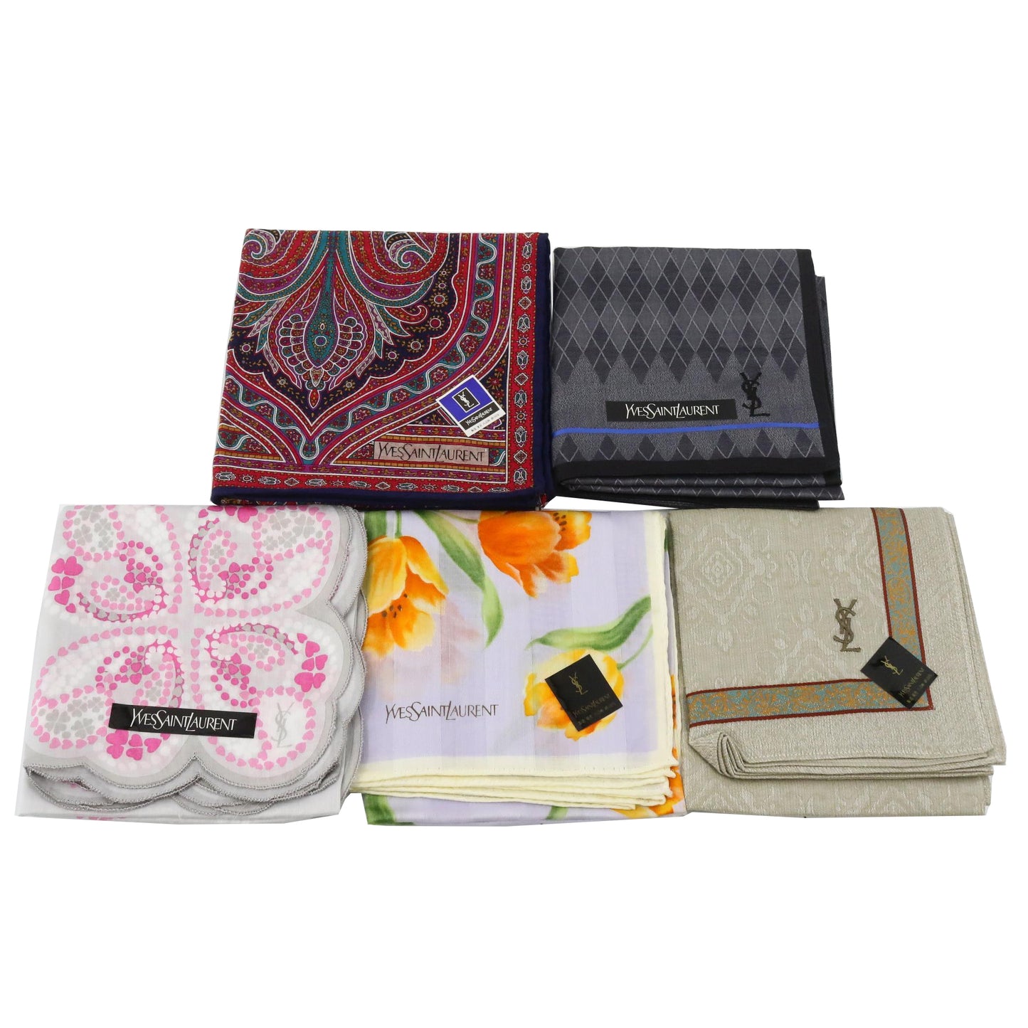 Set of 5 Handkerchiefs