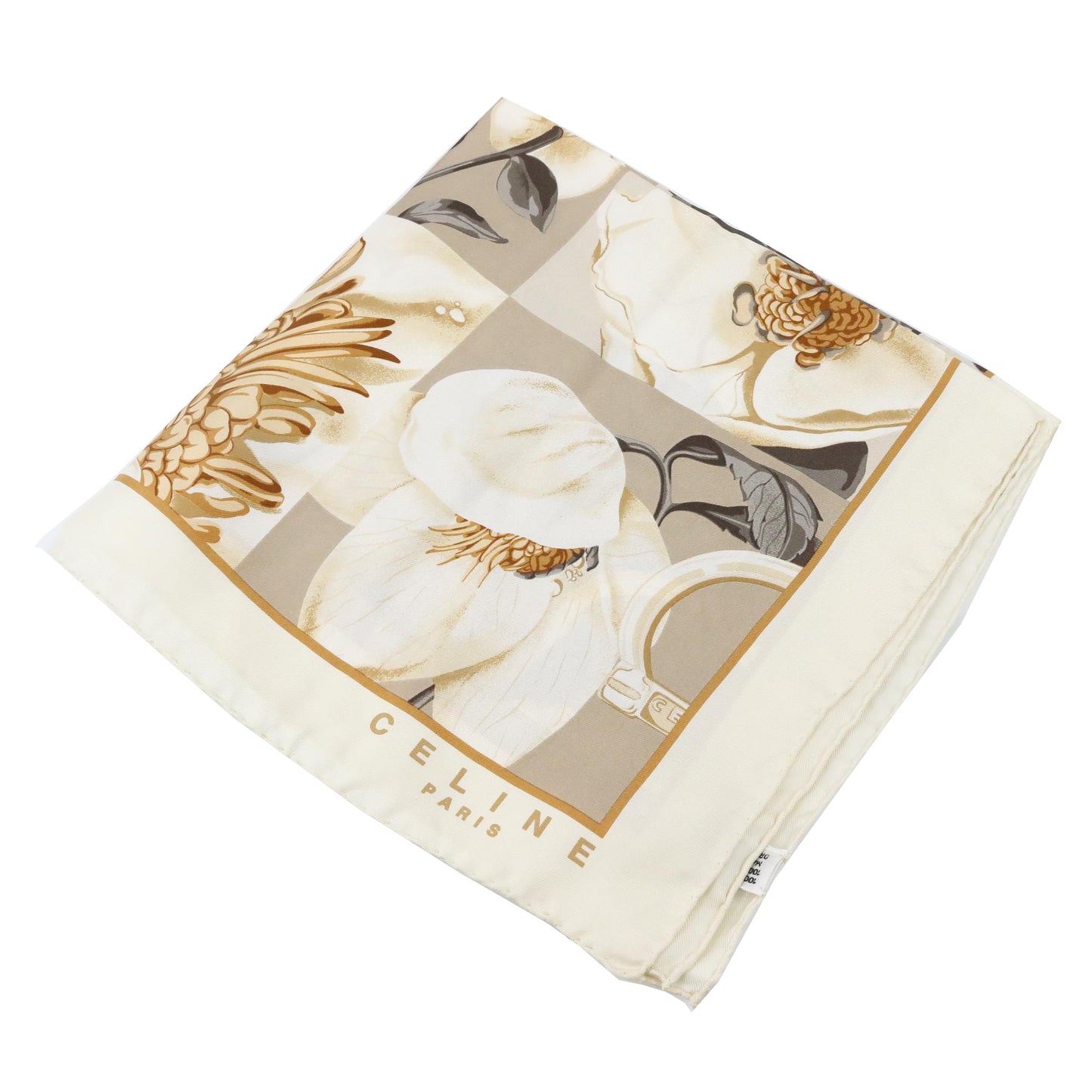 Ivory Silk Scarf