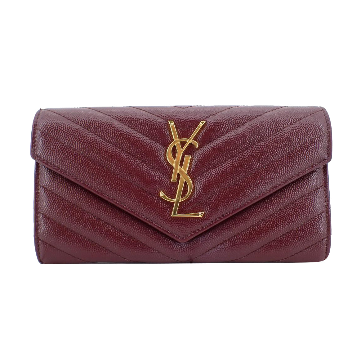 Maroon Cassandra Long Wallet