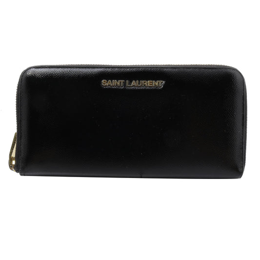 Black Zippy Long Wallet