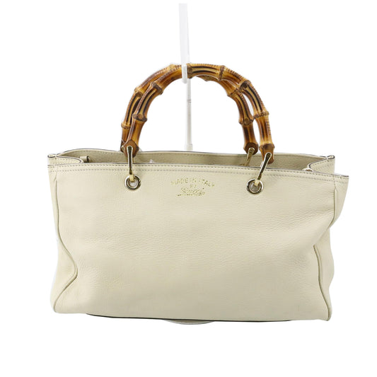 Ivory Jackie Bamboo Handbag