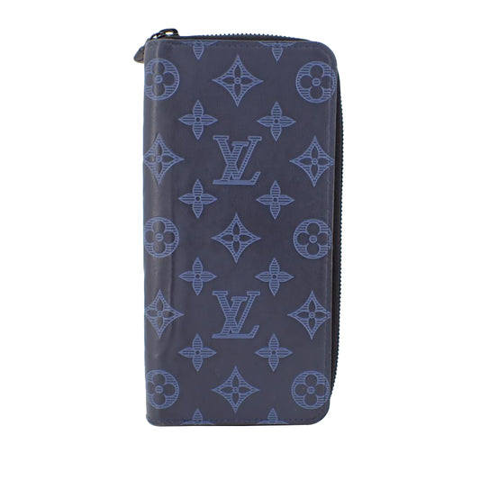 Monogram Blue Zippy Organizer