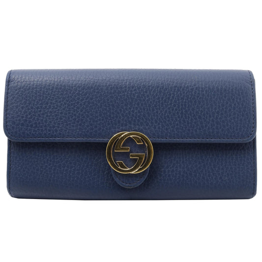 Blue Long Wallet