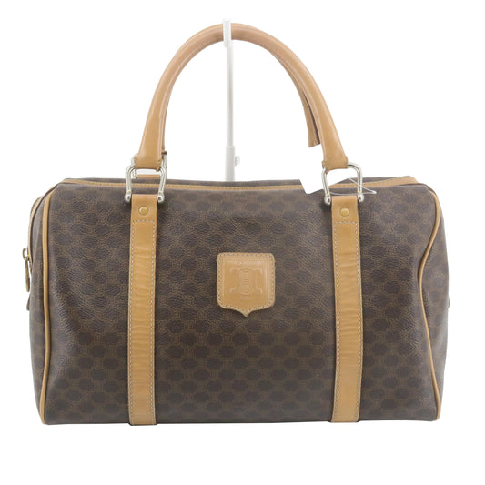 Brown Macadam Boston Bag