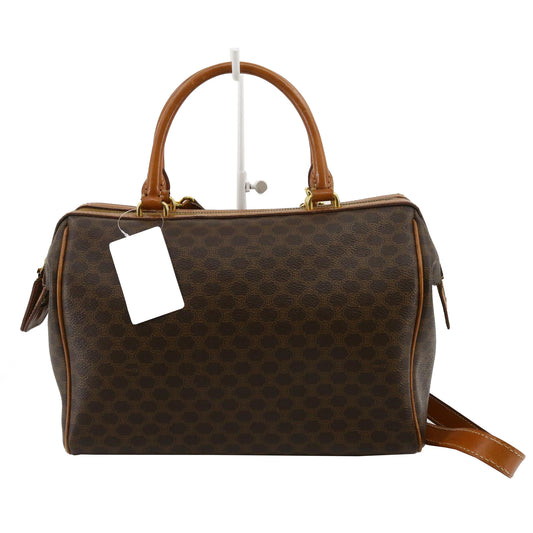 Brown Macadam Boston Bag