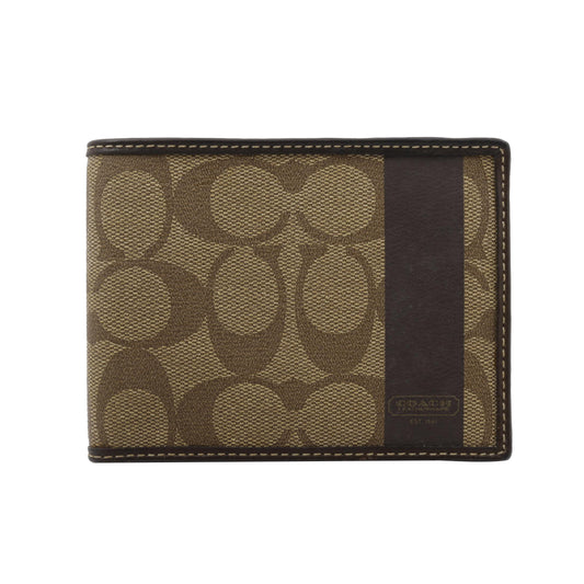 Brown Signature Bi-Fold Wallet