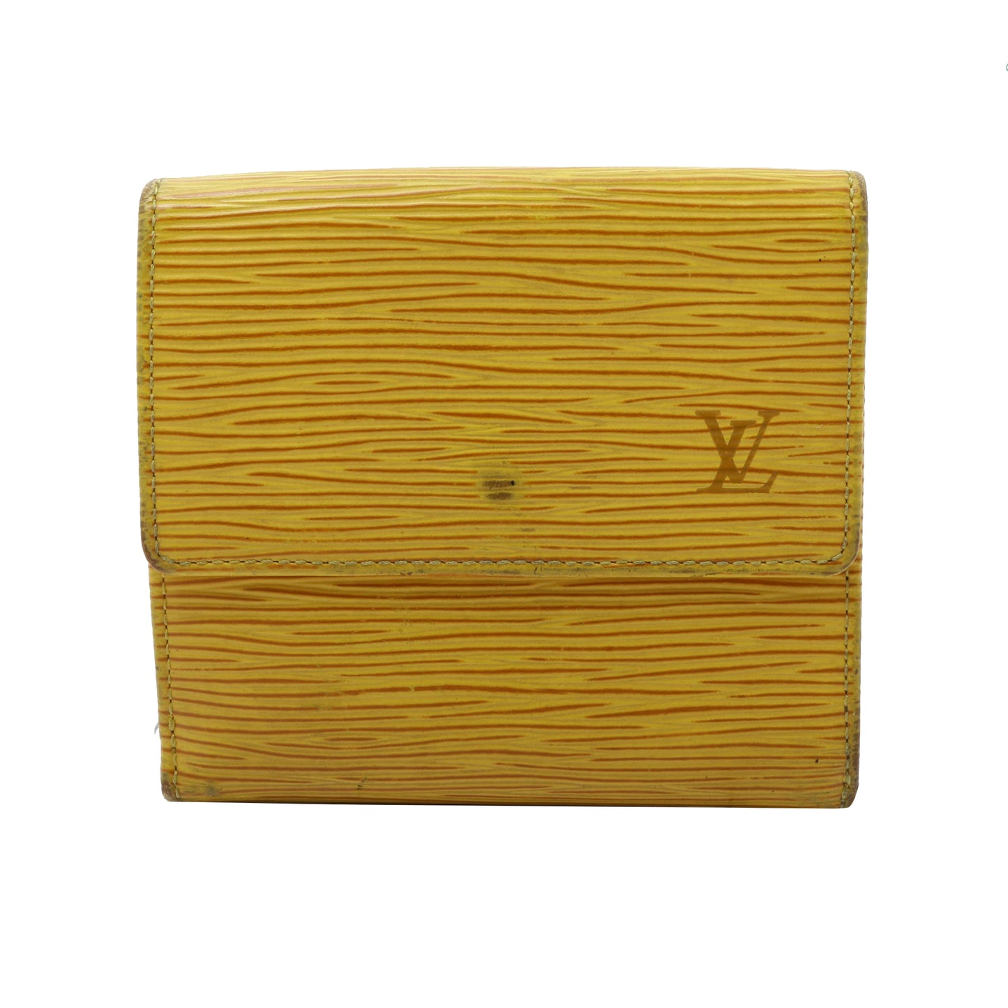 Epi Yellow Elise Wallet