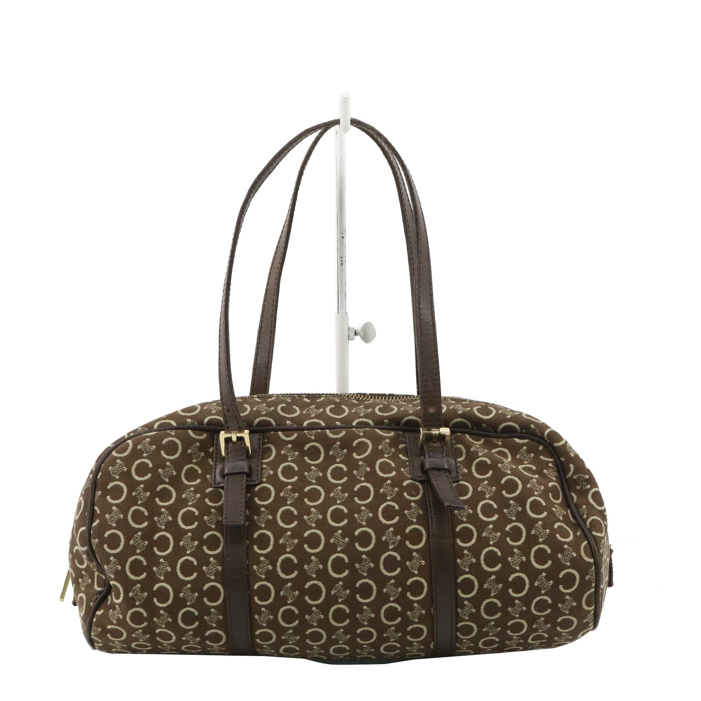 Brown Macadam Boston Bag