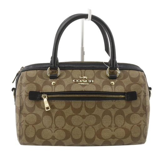 Brown Signature Handbag