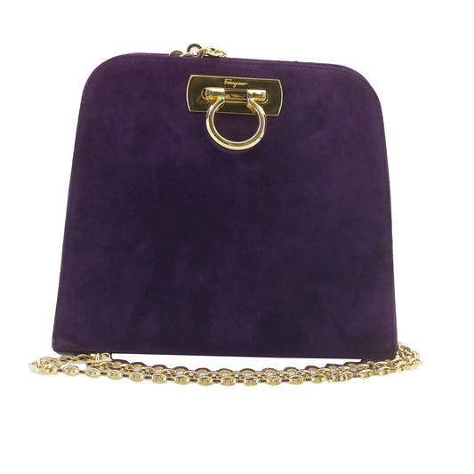 Purple Gancini Shoulder Bag