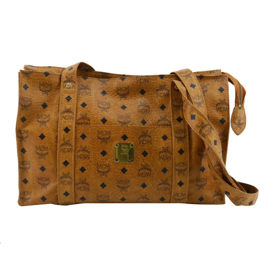 Brown Visetos Tote Bag