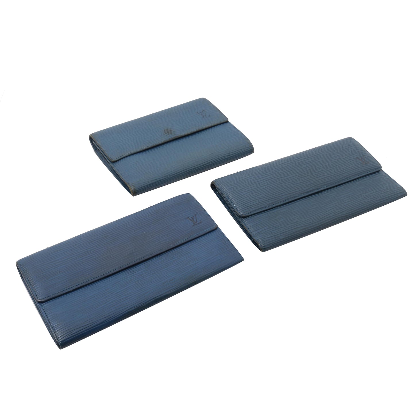 Epi Blue Set of 3 Wallets