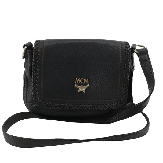 Black Leather Shoulder Bag