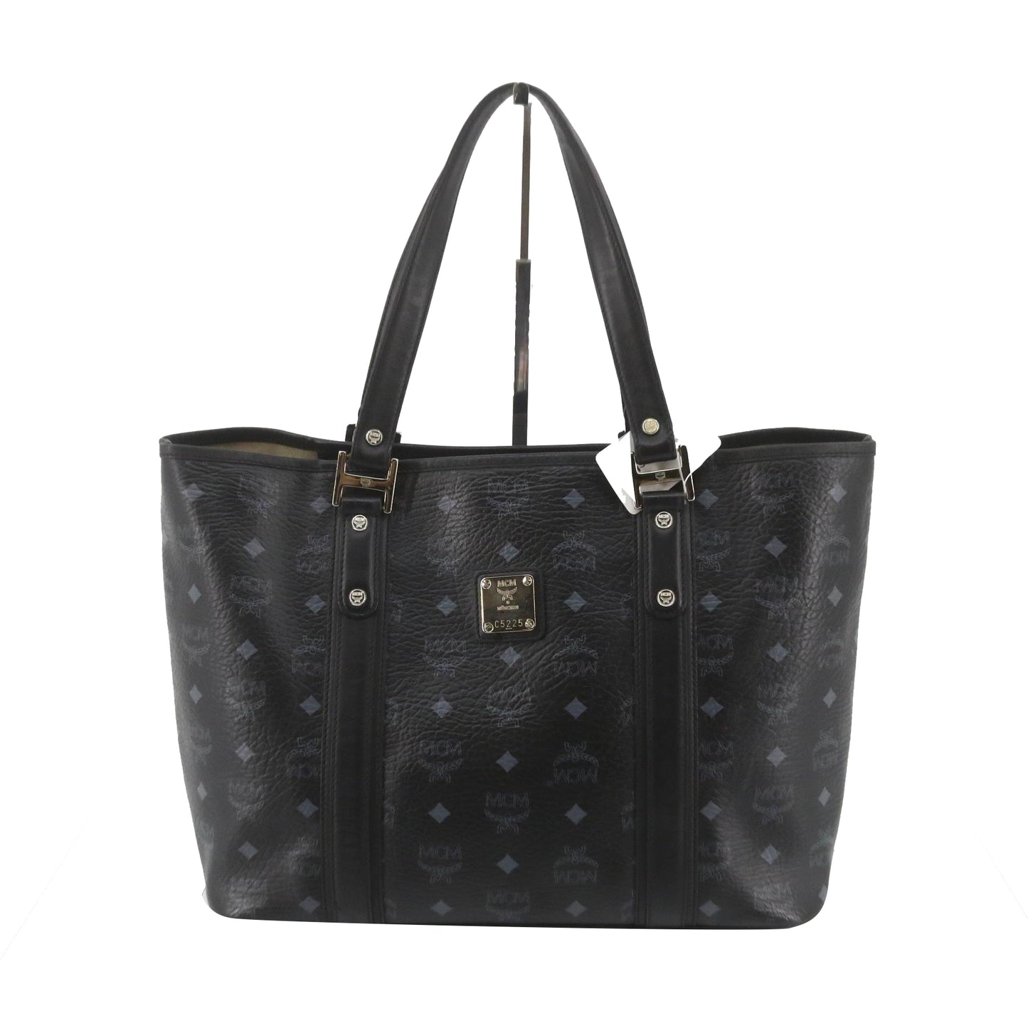 Black Visetos Tote Bag