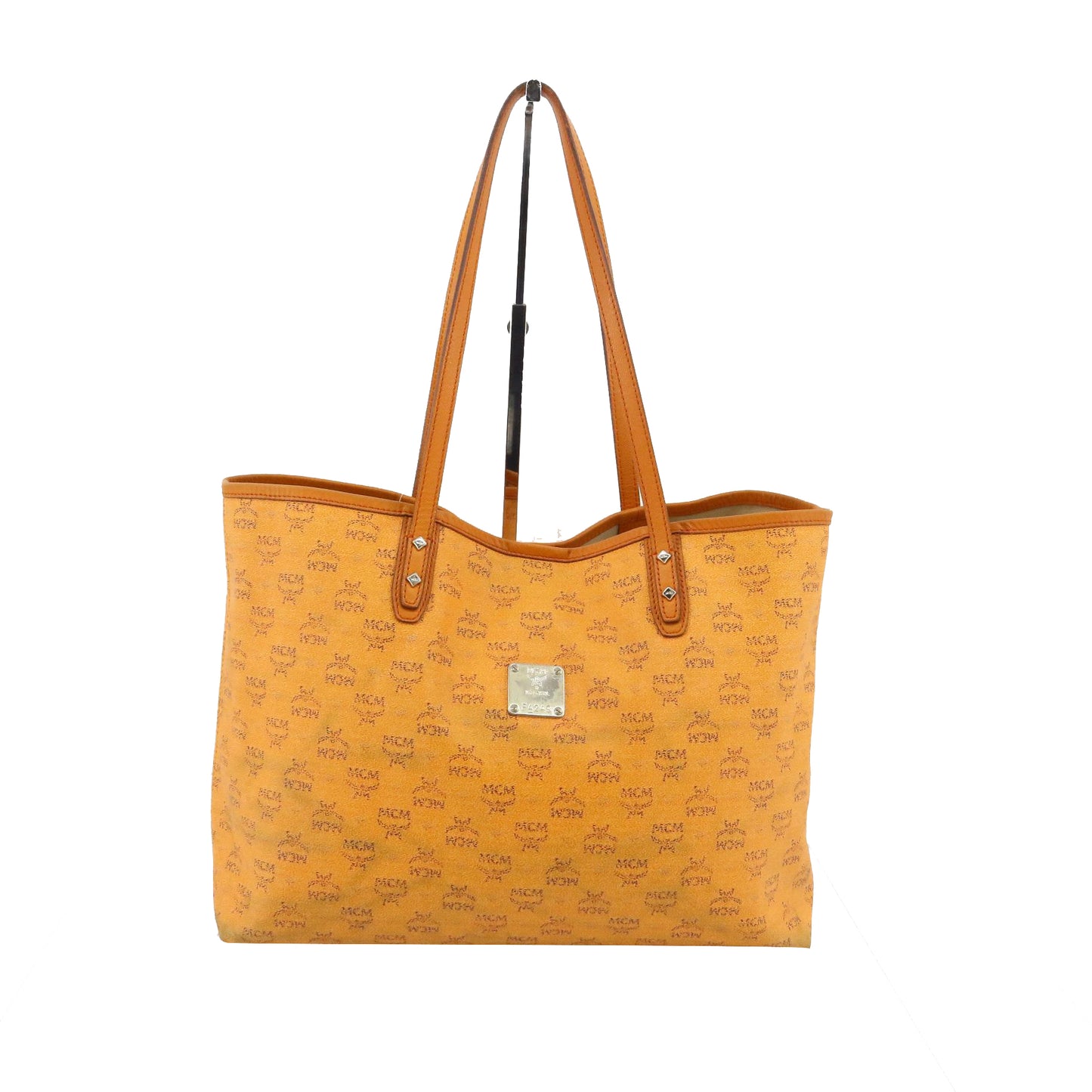 Orange Visetos Tote Bag