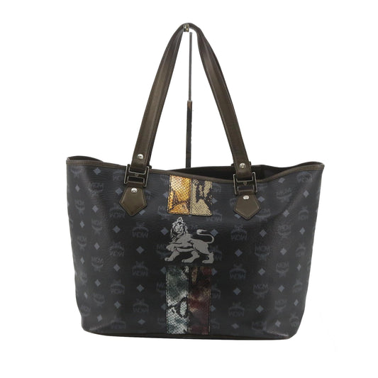 Black Visetos Tote Bag