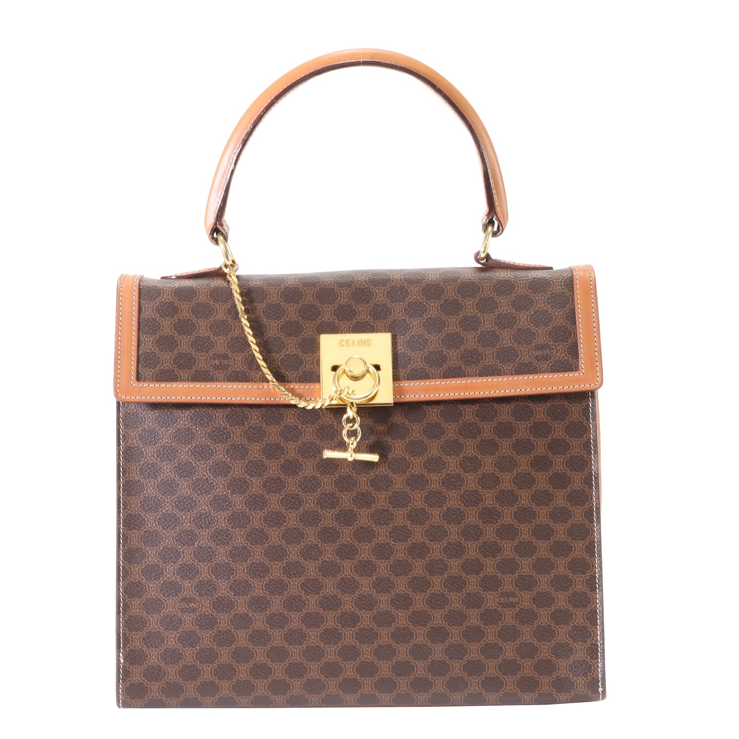 Brown Macadam Handbag