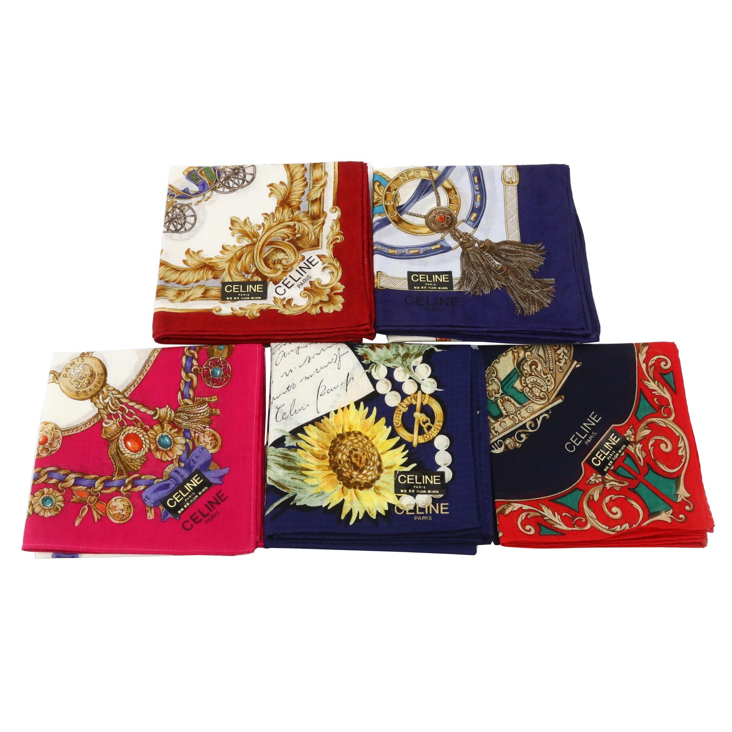 Set of 5 Handkerchiefs