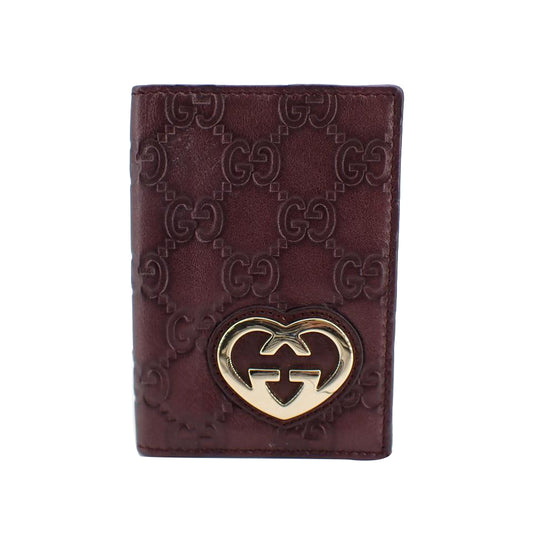 Maroon Sima Card Case