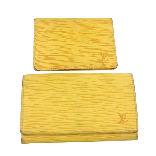 Epi Yellow Set of 2 Wallets