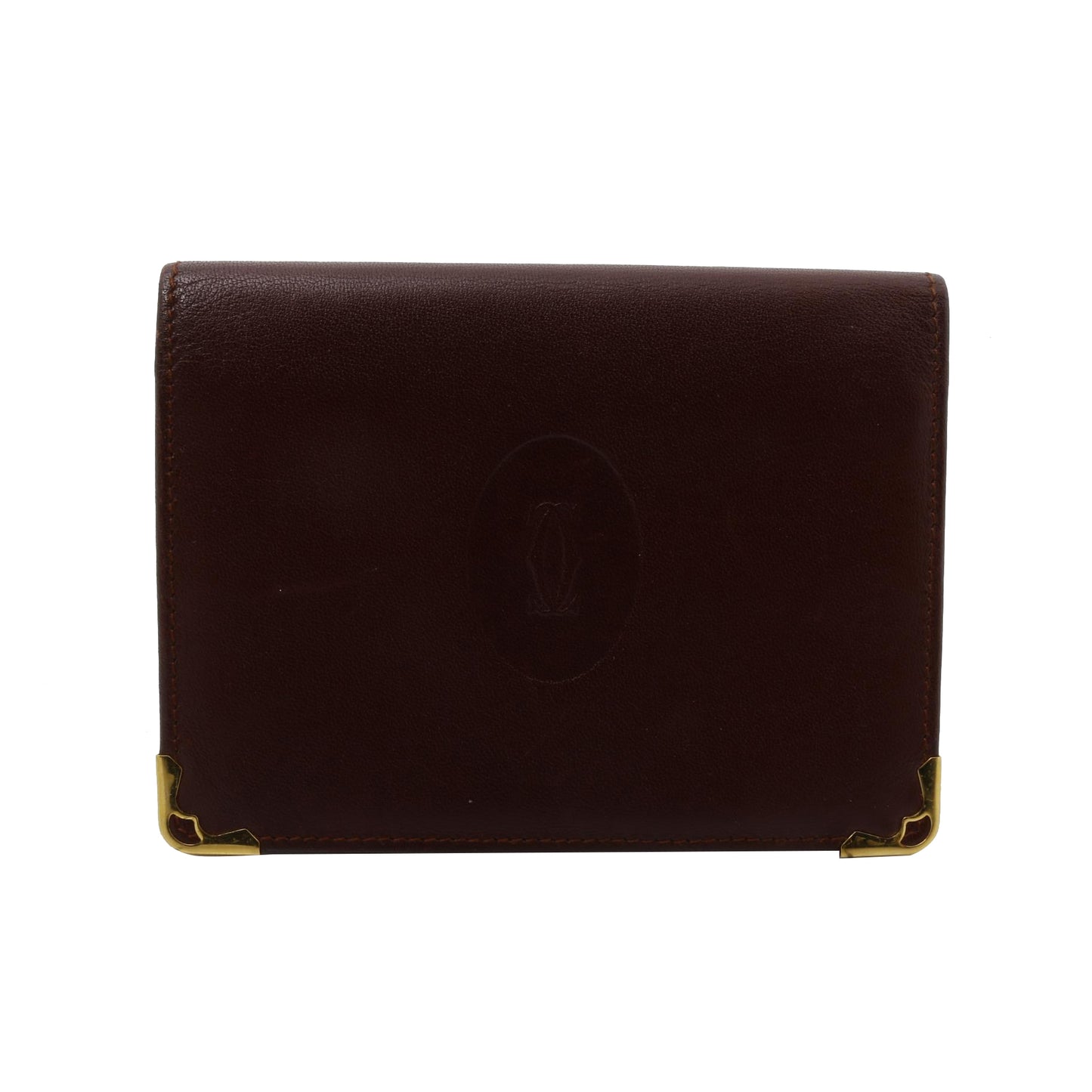 Bordeaux Leather Card Case