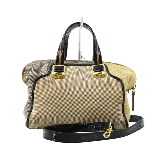 Beige Chameleon 2 Way Shoulder Bag