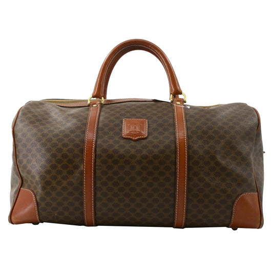 Brown Macadam Boston Bag