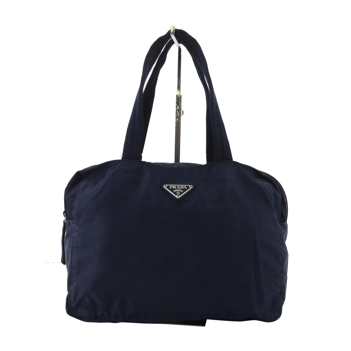 Blue Nylon Handbag