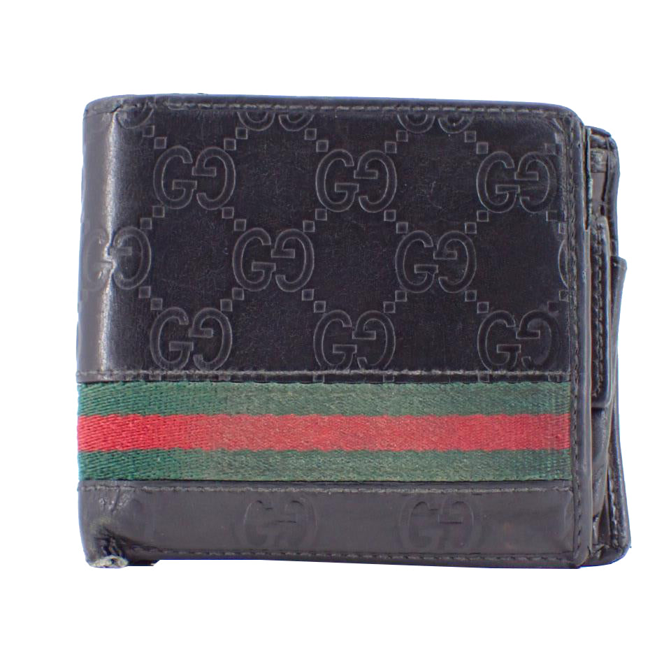 Black Sima Bi-Fold Wallet