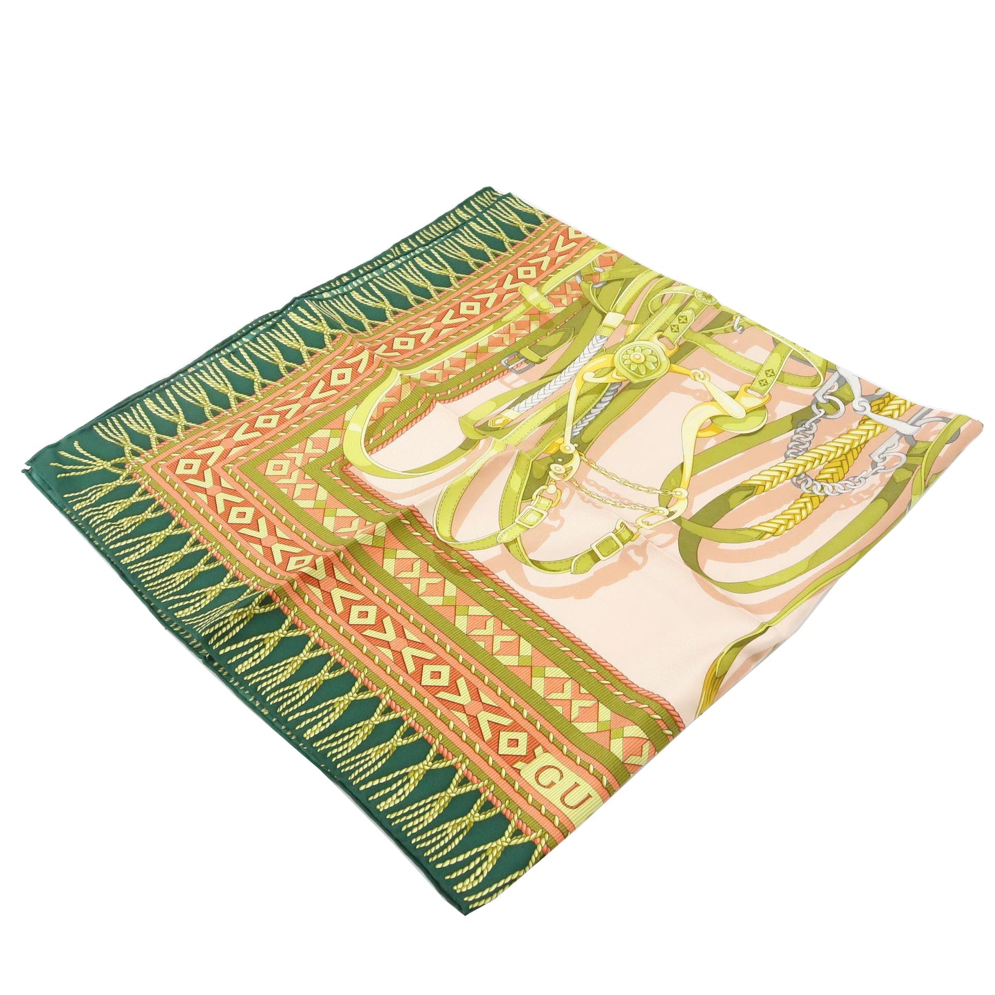 Green Silk Scarf