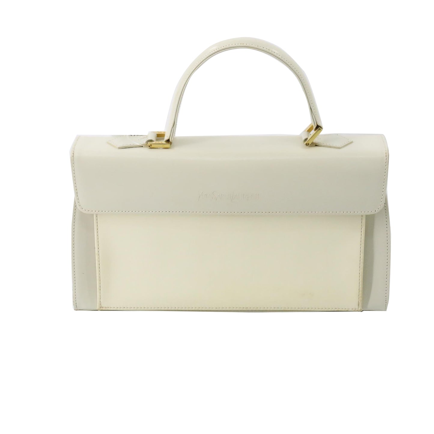 White Leather Handbag