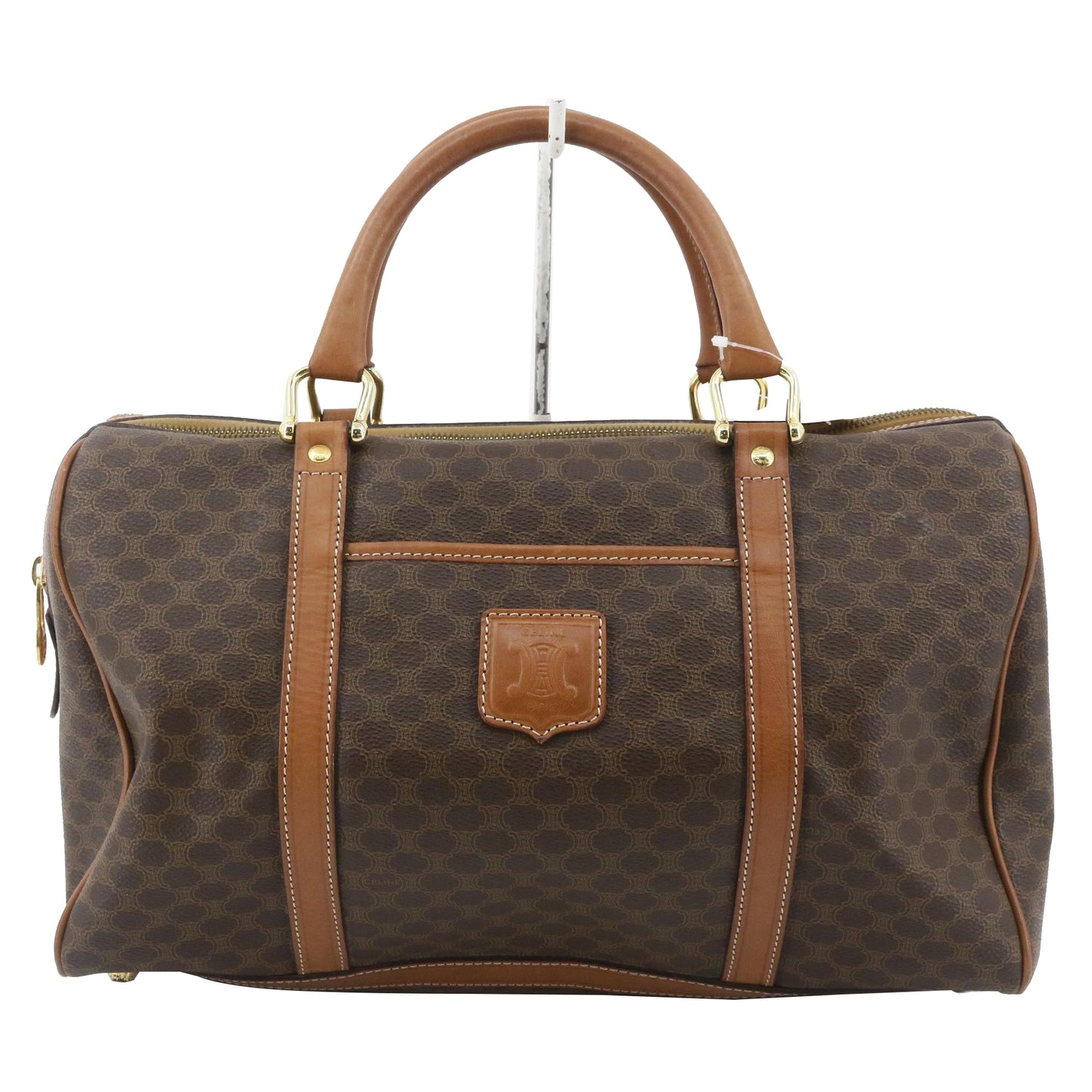 Brown Macadam Boston Bag