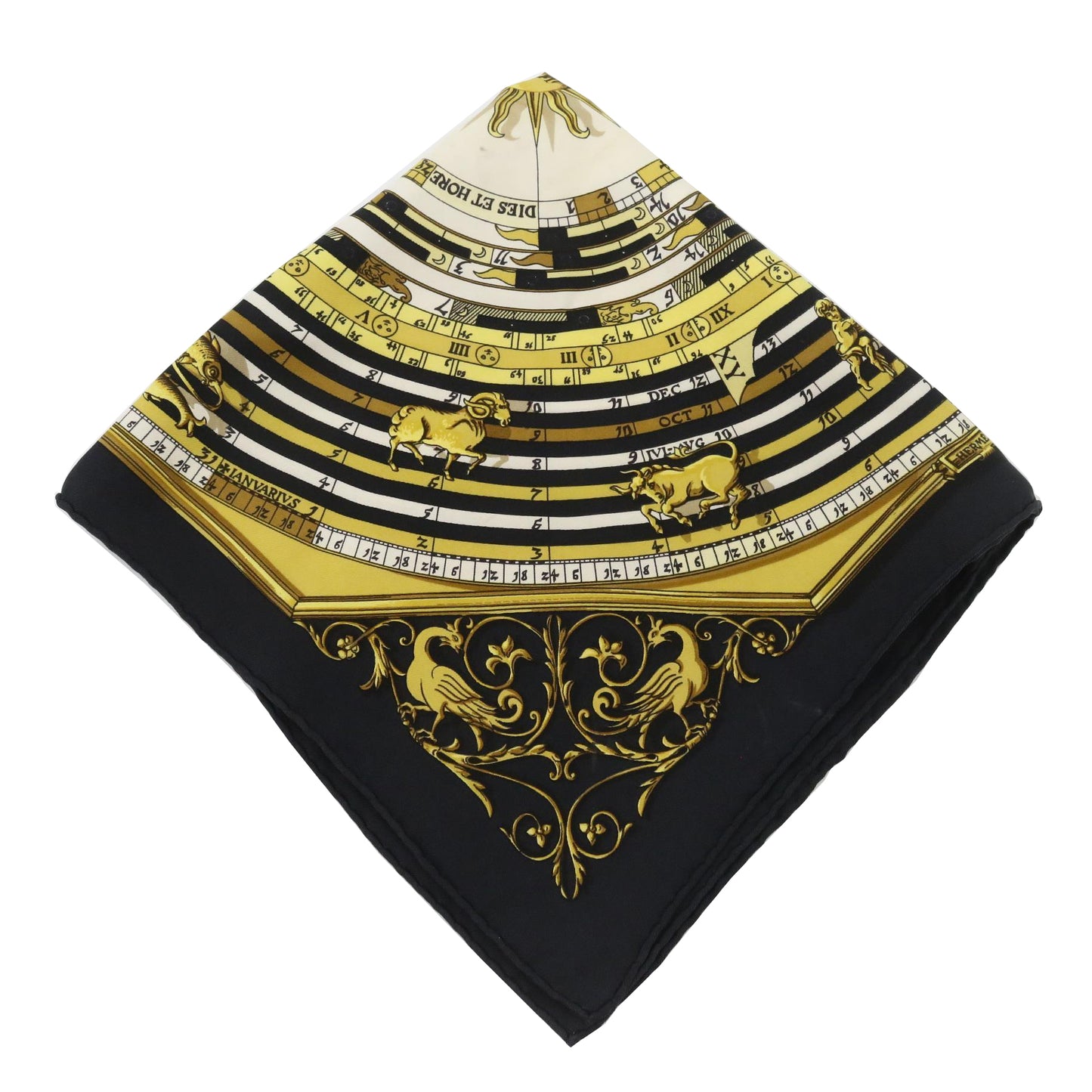 Black Silk Scarf