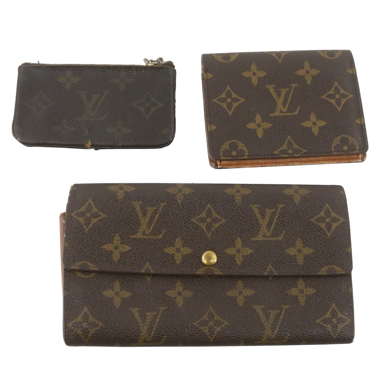 Monogram Set of 3 Wallets