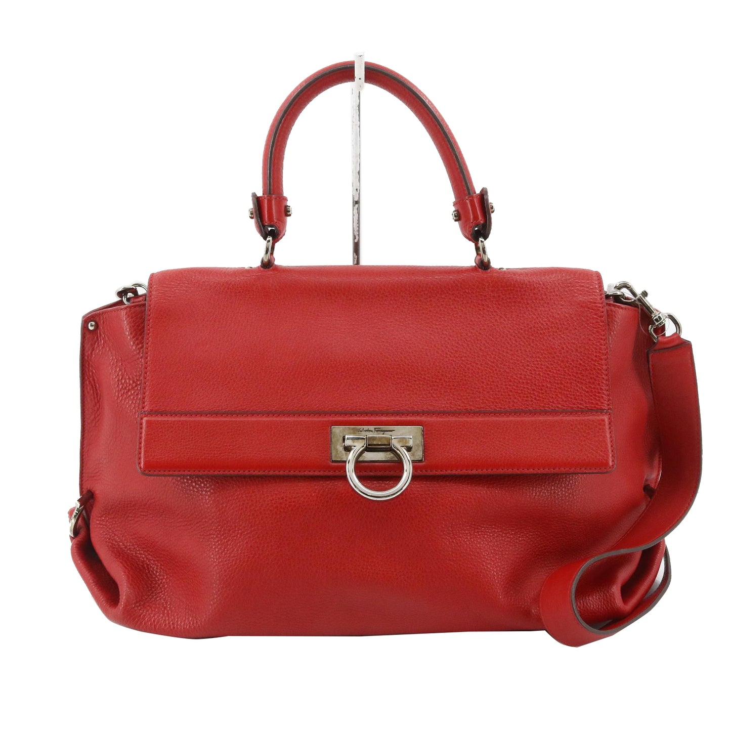 Red Gancini 2 Way Shoulder Bag