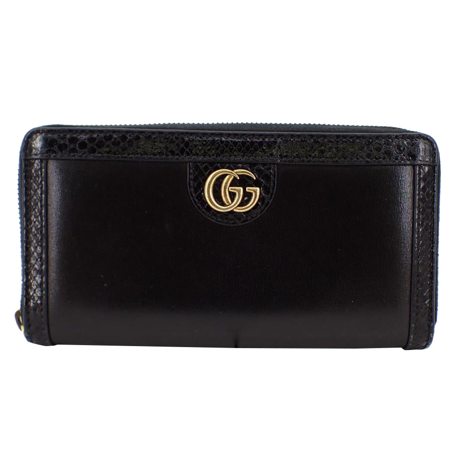 Black Zippy Long Wallet