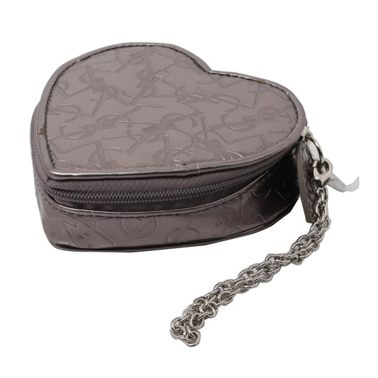 Silver Cosmetic Pouch