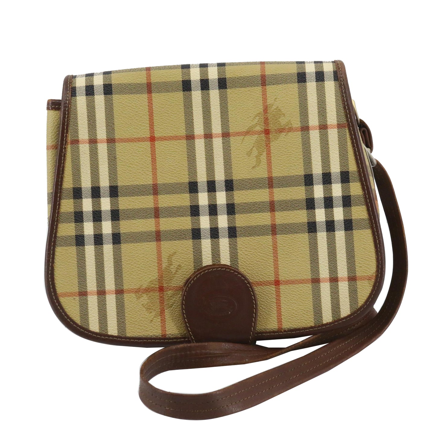 Brown Nova Check Shoulder Bag