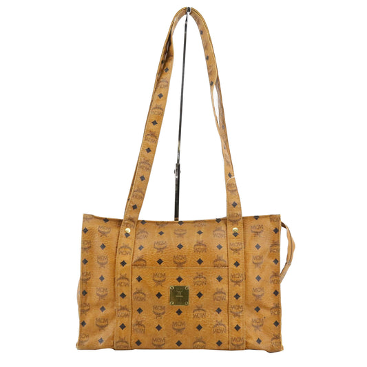 Brown Visetos Shoulder Bag