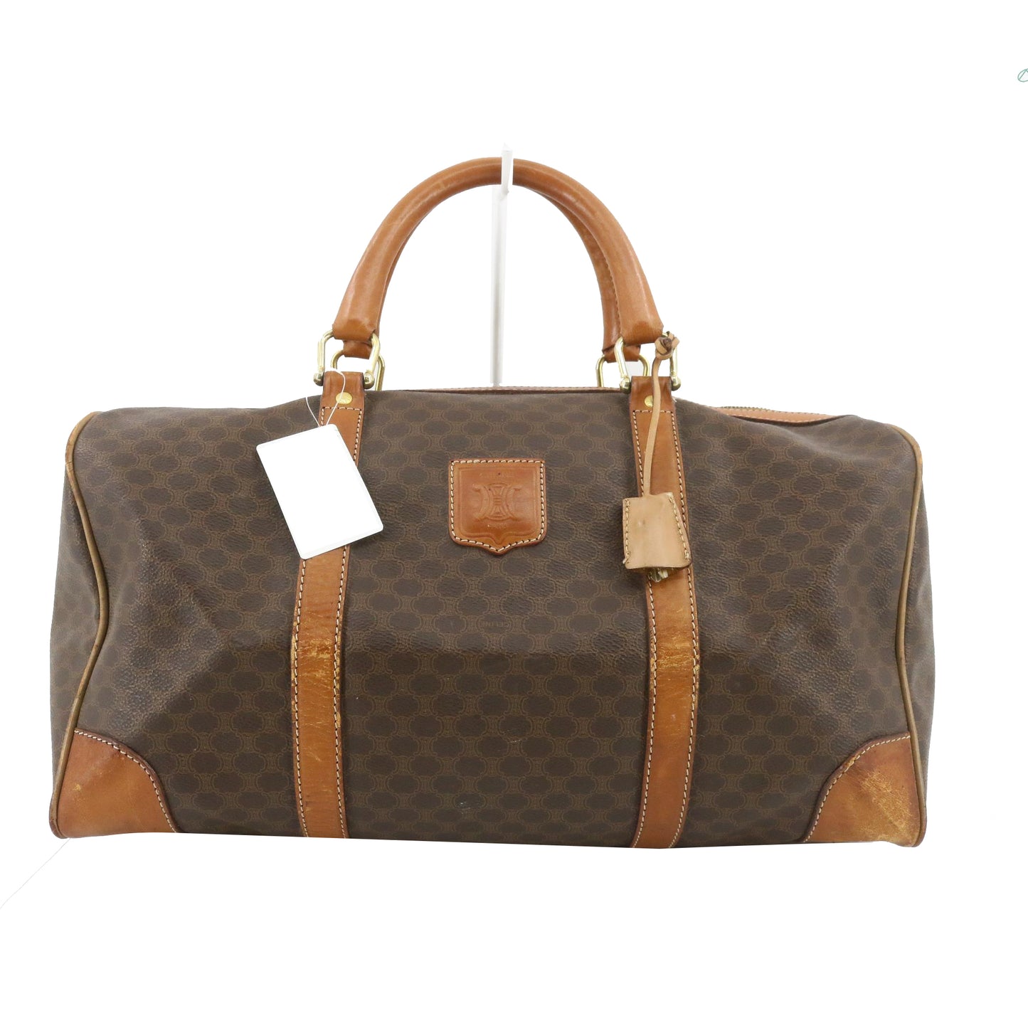 Brown Macadam Boston Bag