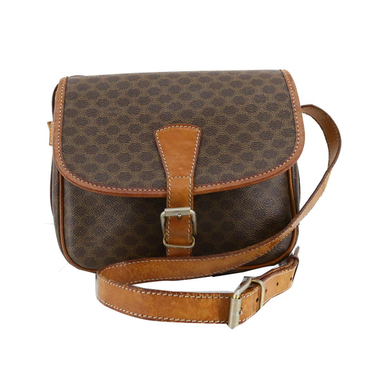 Brown Macadam Shoulder Bag