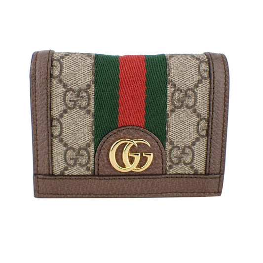 Brown GG Supreme Ophidia Wallet