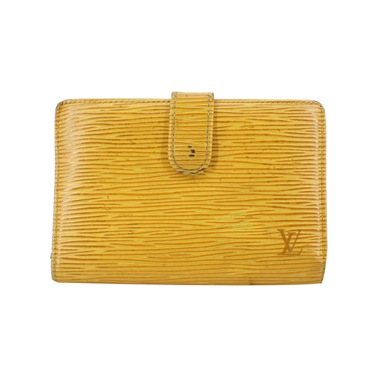 Epi Yellow Viennois Wallet