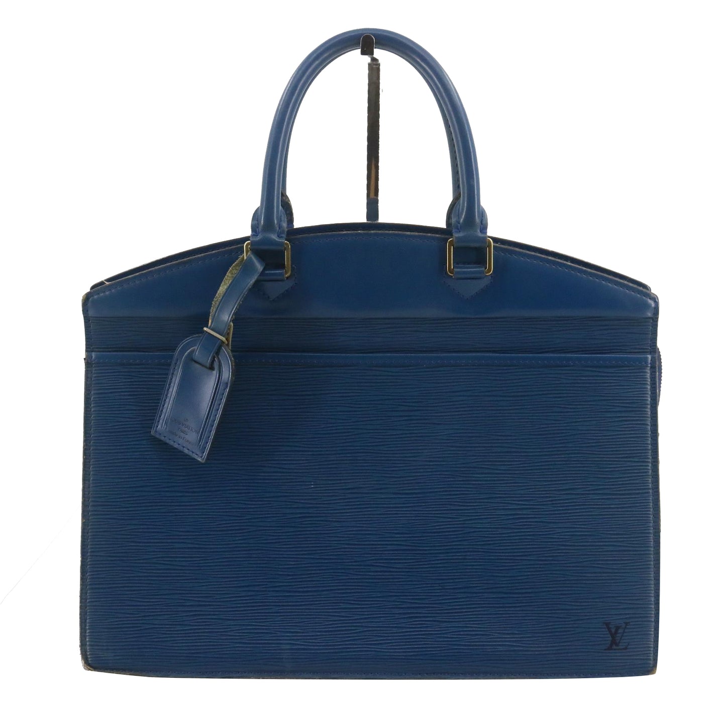 Epi Blue Riviera Bag