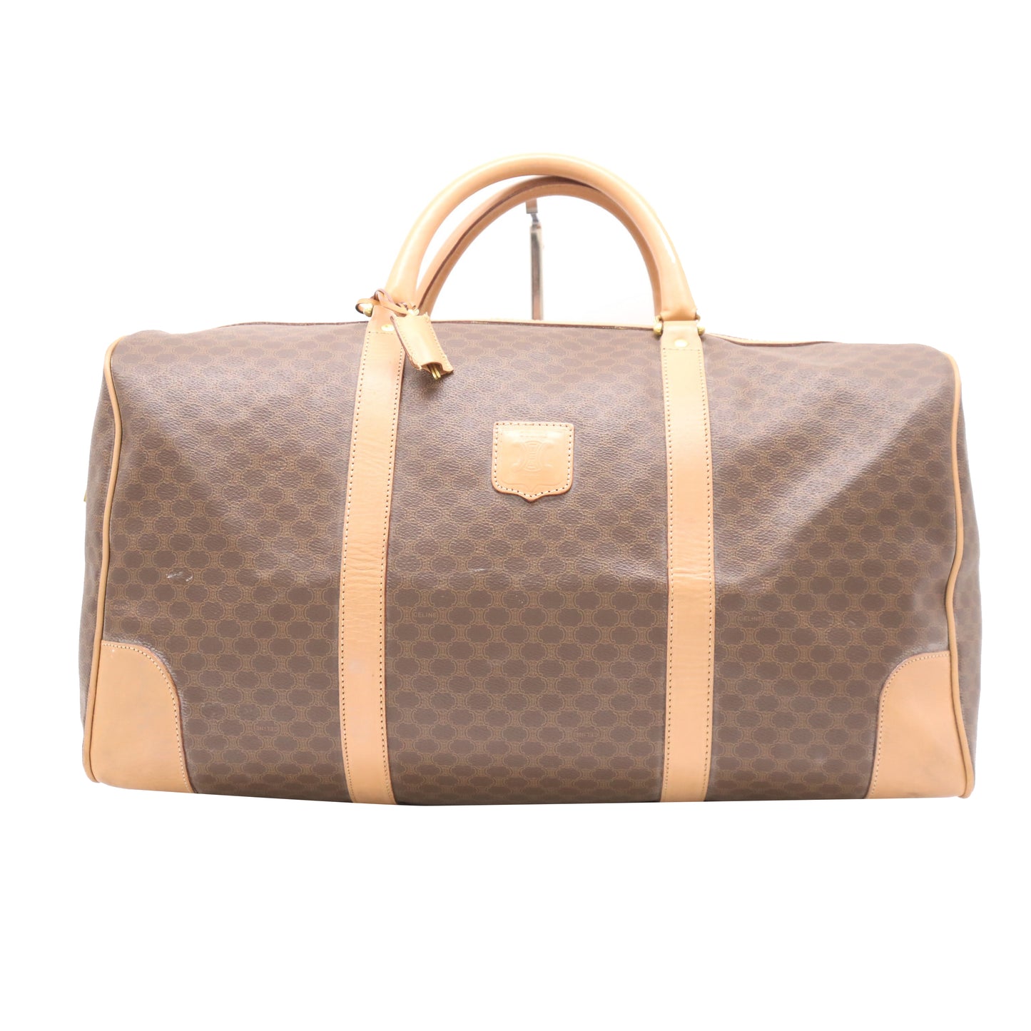 Brown Macadam Boston Bag