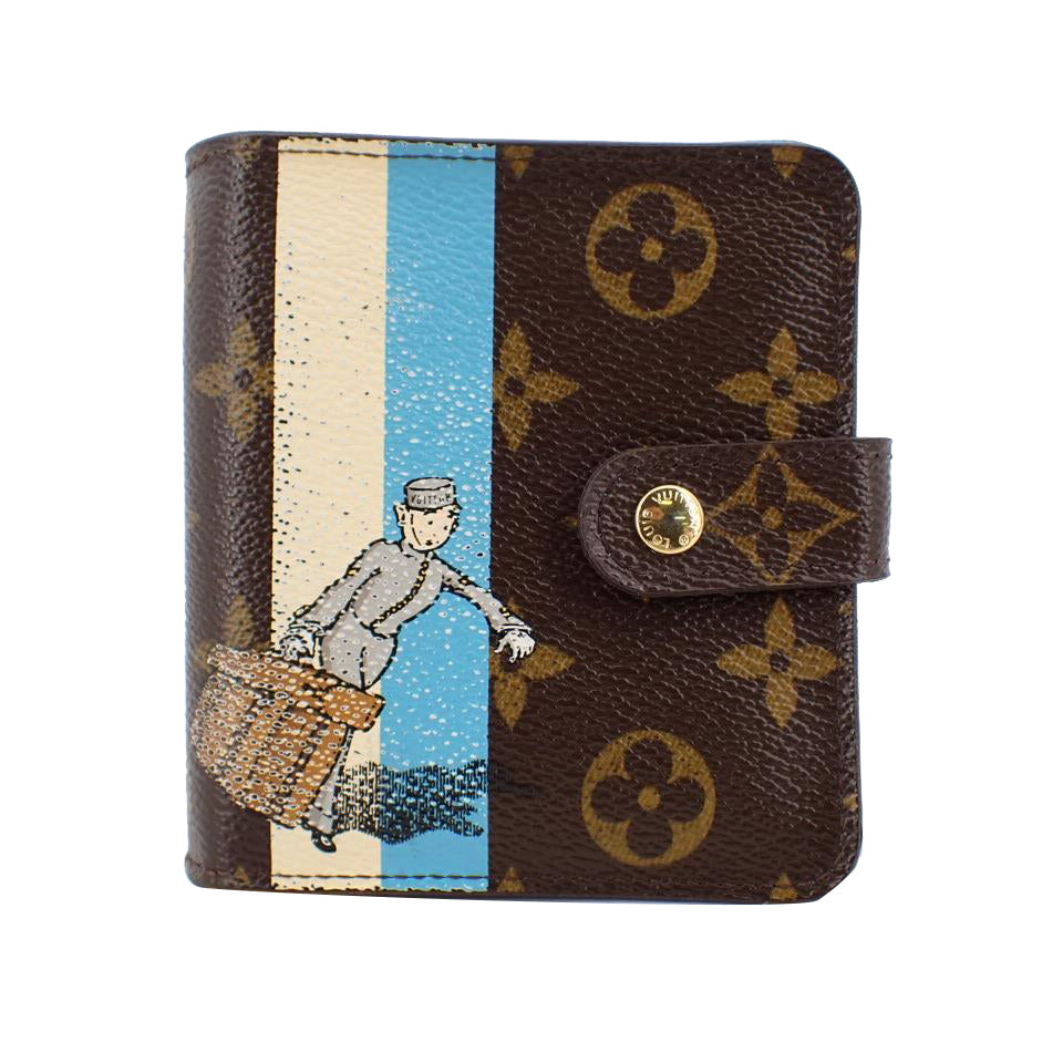 Monogram Compact Wallet